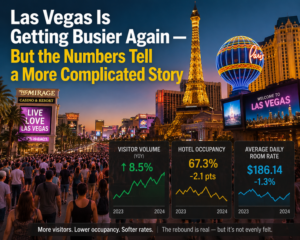 Las Vegas Is Getting Busier Again — But the Numbers Tell a More Complicated Story
